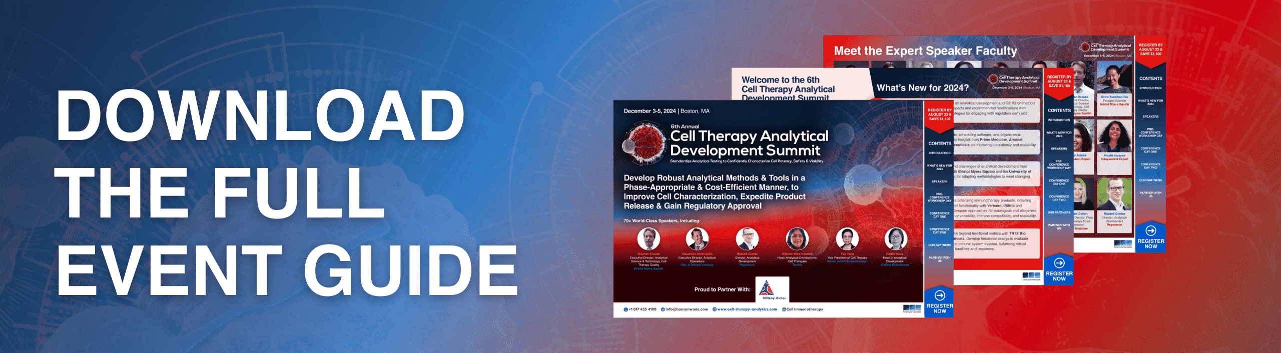 Download the Event Guide, 6th Cell Therapy Analytical Development Summit 2024